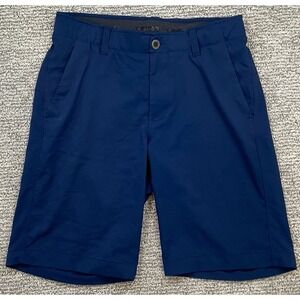 Under Armour Men's 30 Blue Match Play‎ Stretch Waist Golf Shorts 10" Inseam